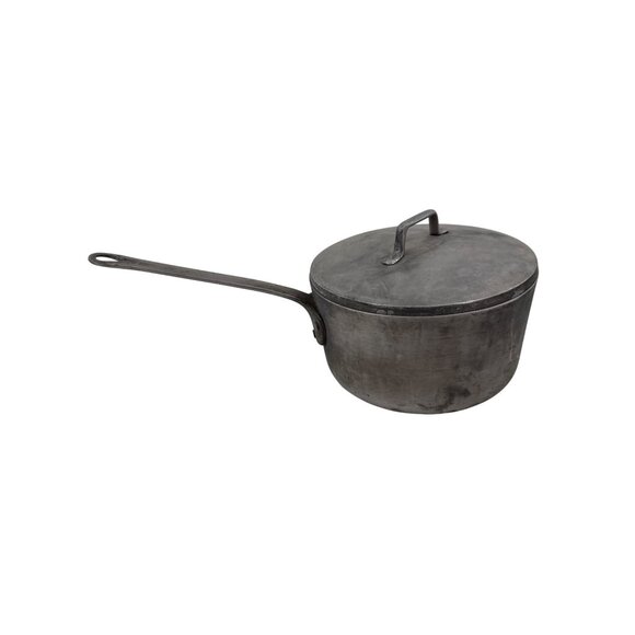Magnalite GHC USA 3 Quart / 2 Liter Aluminum Saucepan Lid Vintage Adonized - Picture 1 of 6